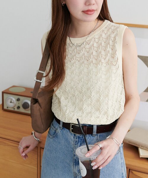 スカシノースリーブベスト（ベスト）｜DISCOAT（ディスコート）の