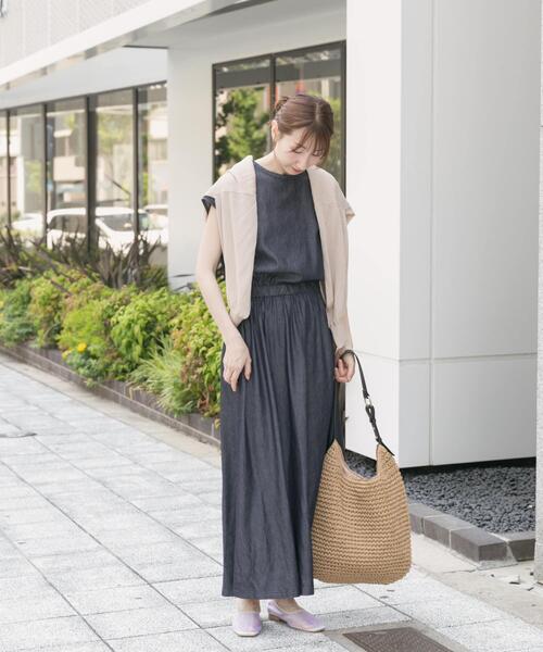 ITEMS URBANRESEARCH(アイテムズ アーバンリサーチ)の「レーヨンデニムワンピース(ワンピース・レディース・ワンウォッシュ/ブルー・FREE)」の11枚目の写真