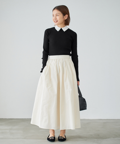 【新品】IENA プルオーバーニットサイズF 追加2》LEVITA コットンプルオーバー（ニット/セーター）｜IENA