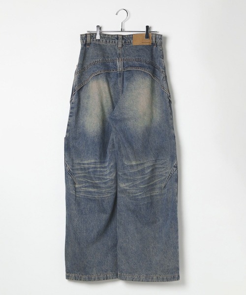 3.3 Field Trip （3.3フィールドトリップ）の「3.3 Field Trip／ウォッシュワイドデニム（デニムパンツ・メンズ・ブルー・MEDIUM/LARGE）」の10枚目の写真