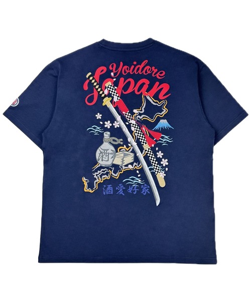 セール】【YOIDORE/酔いどれ】酒と刀 半袖Tシャツ（Tシャツ/カットソー