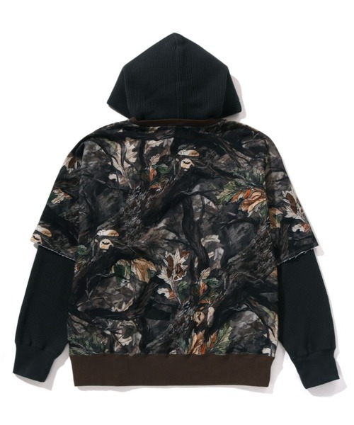 TREE EDGE CAMO LAYERED PULLOVER HOODIE（パーカー）｜A