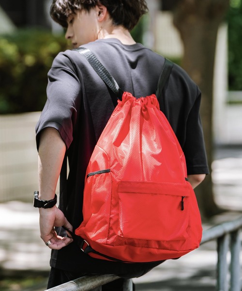セール】レジャーBIGナップサック/ドローコードリュック（バックパック