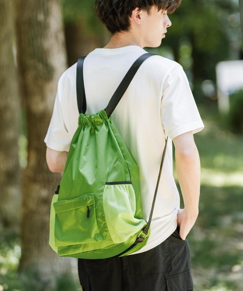 セール】レジャーBIGナップサック/ドローコードリュック（バックパック