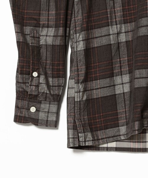MOJITO(モヒート)の「MOJITO / ABSHINTH SHIRT Bar.2.0 Corduroy Plaid(シャツ/ブラウス・メンズ・ダークブラウン・SMALL/MEDIUM/LARGE/X-LARGE)」の4枚目の写真