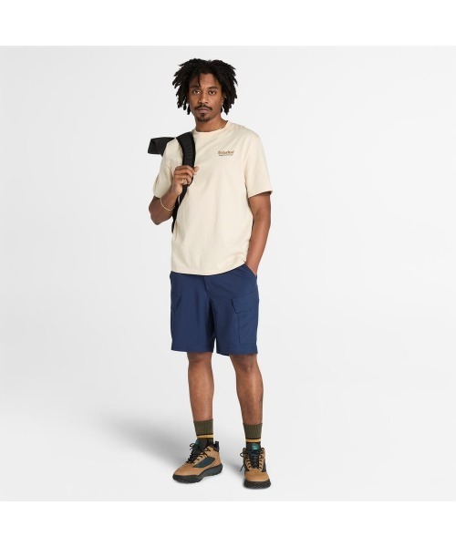 Timberland(ティンバーランド)の「クイックドライ ストレッチフィット カーゴ ショーツ メンズ(カーゴパンツ・メンズ・ネイビー・30inch/32inch/34inch/36inch/38inch/28inch)」の5枚目の写真