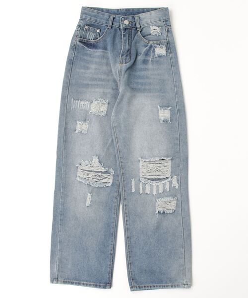 DENIM CITY ダメージデニムパンツ　サイズ30 DENIM CITY ダメージデニムパンツ サイズ30