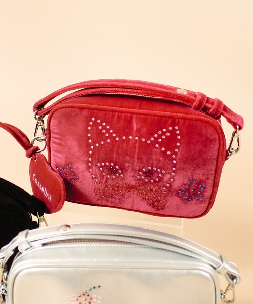 Casselini（キャセリーニ）の「Casselini(キャセリーニ)HOTFIX miniBAG（ショルダーバッグ・レディース・シルバー/ピンク/ブラック・FREE）」の19枚目の写真