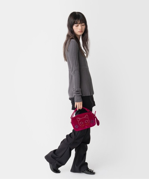 Casselini（キャセリーニ）の「Casselini(キャセリーニ)HOTFIX miniBAG（ショルダーバッグ・レディース・シルバー/ピンク/ブラック・FREE）」の22枚目の写真