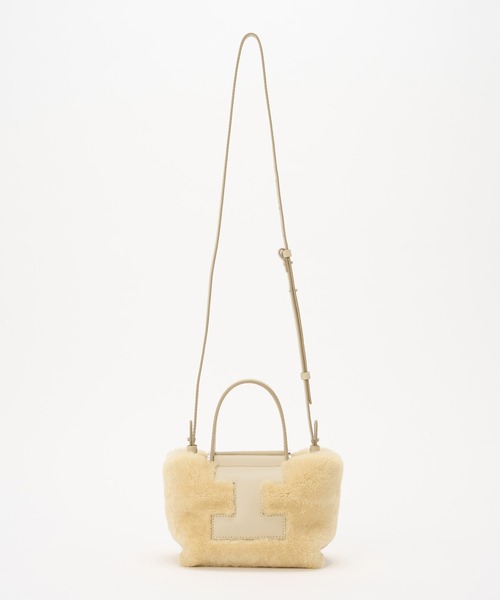 IACUCCI（イアクッチ）の「ソルベット XS MONTONE/RUGA（ショルダーバッグ・レディース・ブラウン/サックスブルー/アイボリー・FREE）」の9枚目の写真