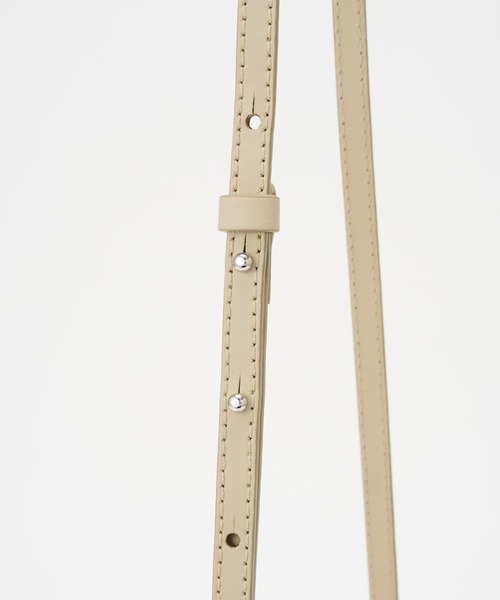 IACUCCI（イアクッチ）の「ソルベット XS MONTONE/RUGA（ショルダーバッグ・レディース・ブラウン/サックスブルー/アイボリー・FREE）」の8枚目の写真