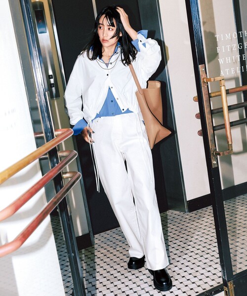 UNFILO DENIM 撥水ストレッチ ルーズワイドデニム UNFILO DENIM/新色追加】撥水ストレッチ ルーズワイドデニム（デニム