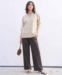【UNFILO DENIM/新色追加】撥水ストレッチ ルーズワイドデニム