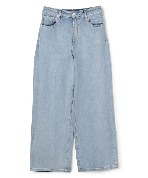 UNFILO（アンフィーロ）の「【UNFILO DENIM/新色追加】撥水ストレッチ ルーズワイドデニム（デニムパンツ・レディース・スカイブルー系1/ネイビー系/サックスブルー系1/ライトグレー系1/スカイブルー系/ホワイト系・ST/SMALL/X-SMALL/XX-SMALL/LT/MT/MEDIUM/LARGE）」の21枚目の写真