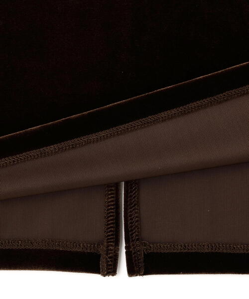 NATURAL BEAUTY BASIC(ナチュラルビューティーベーシック)の「◇ベロアカーデ&キャミワンピース(ワンピース・レディース・ダークブラウン/ベージュ・P/S/MEDIUM)」の10枚目の写真