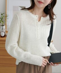 メゾンオルガ Maison Olga モヘアニット セーター 長袖 1 ホワイト 白 レディース メゾンオルガ Maison Olga モヘアニット セーター 長袖 1