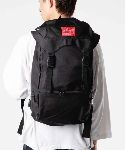 Manhattan Portage(マンハッタンポーテージ)の「Manhattan Portage Hiker Backpack マンハッタンポーテージ ハイカーバックパック バックパック(バックパック/リュック・レディース・ブラック・FREE)」の3枚目の写真