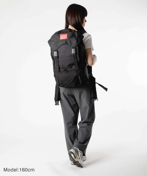 Manhattan Portage(マンハッタンポーテージ)の「Manhattan Portage Hiker Backpack マンハッタンポーテージ ハイカーバックパック バックパック(バックパック/リュック・レディース・ブラック・FREE)」の6枚目の写真