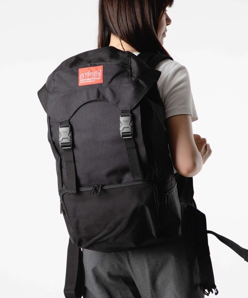 Manhattan Portage(マンハッタンポーテージ)の「Manhattan Portage Hiker Backpack マンハッタンポーテージ ハイカーバックパック バックパック(バックパック/リュック・レディース・ブラック・FREE)」の7枚目の写真