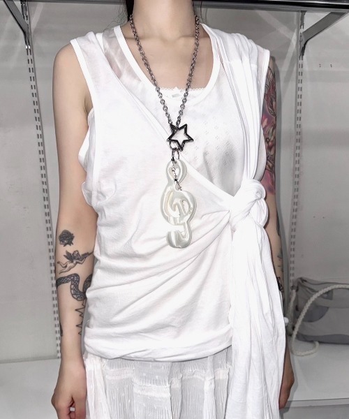 EVERYTHINGS（エブリシングス）の「【EVERYTHINGS】HEAVENLY(TREBALM) / 【エブリシングス】ホワイトスターリーミュージックモチーフリップケースキーリング（キーホルダー・レディース・ホワイト・ONE SIZE）」の10枚目の写真