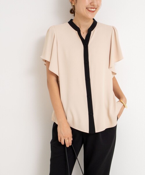 NOLLEY'S Sophi（ノーリーズソフィ）の「ラッフルスリーブブラウス