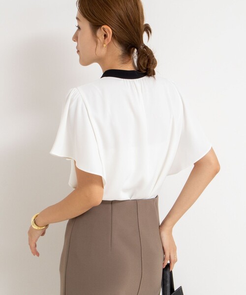 NOLLEY'S Sophi（ノーリーズソフィ）の「ラッフルスリーブブラウス