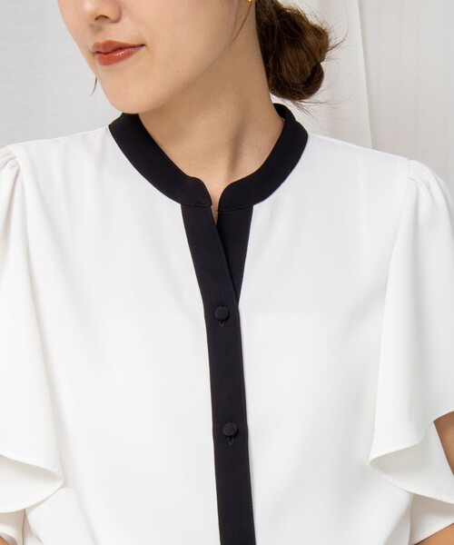 新品★NOLLEY'S sophi ノーリーズ ブロードラッフルシャツブラウス NOLLEY'S｜シアーラッフルブラウス | Rakuten Fashion(楽天