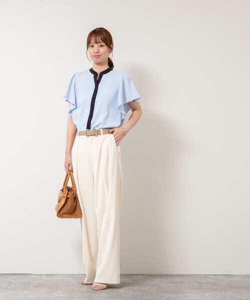 NOLLEY'S Sophi（ノーリーズソフィ）の「ラッフルスリーブブラウス
