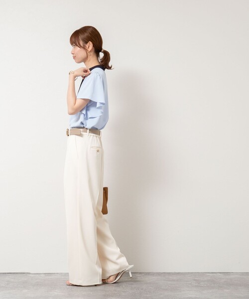 NOLLEY'S Sophi（ノーリーズソフィ）の「ラッフルスリーブブラウス