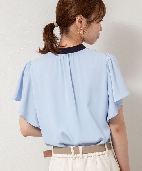 新品★NOLLEY'S sophi ノーリーズ ブロードラッフルシャツブラウス NOLLEY'S｜シアーラッフルブラウス | Rakuten Fashion(楽天