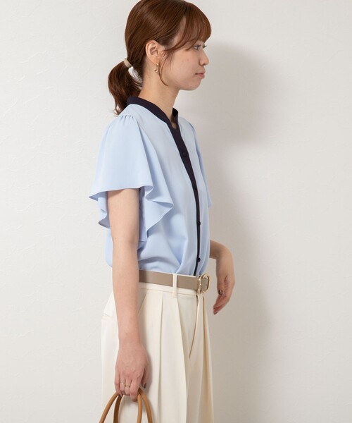 NOLLEY'S Sophi（ノーリーズソフィ）の「ラッフルスリーブブラウス
