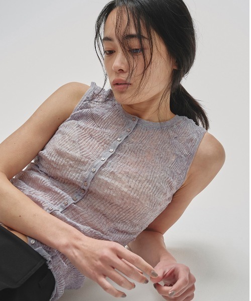 2way Sheer Knitvest（ベスト）｜TODAYFUL（トゥデイフル）の