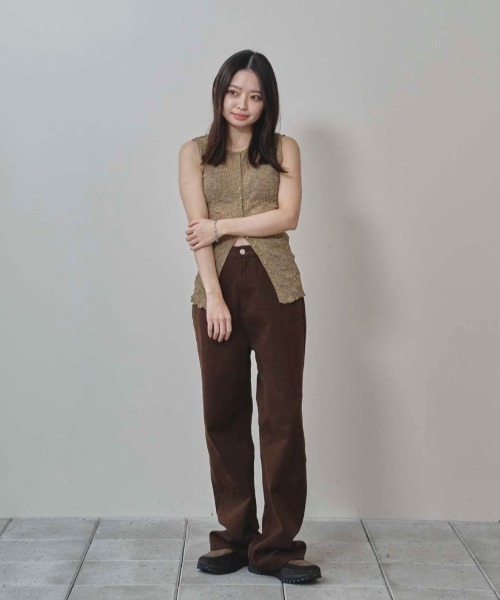 TODAYFUL（トゥデイフル）の「2way Sheer Knitvest（ベスト