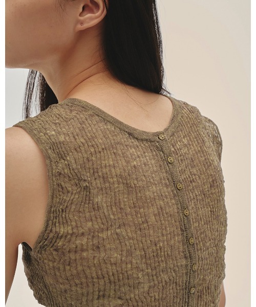 2way Sheer Knitvest（ベスト）｜TODAYFUL（トゥデイフル）の
