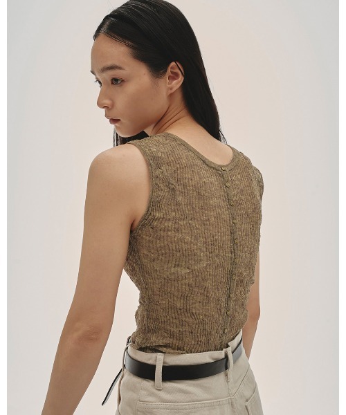 2way Sheer Knitvest（ベスト）｜TODAYFUL（トゥデイフル）の