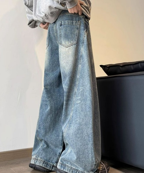 REBALANCE(リバランス)の「レトロワイドデニム(デニムパンツ・メンズ・A・MEDIUM/LARGE/X-LARGE)」の8枚目の写真