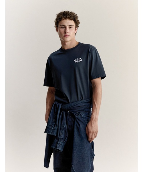 Maison Kitsune(メゾンキツネ)の「MAISON KITSUNE HANDWRITING COMFORT TEE-SHIRT(Tシャツ/カットソー・メンズ・ホワイト×ブラック/モスグリーン/ブラック×ホワイト/アッシュブラウン/ナチュラル/ネイビー・XL/L/M/S/XS)」の22枚目の写真