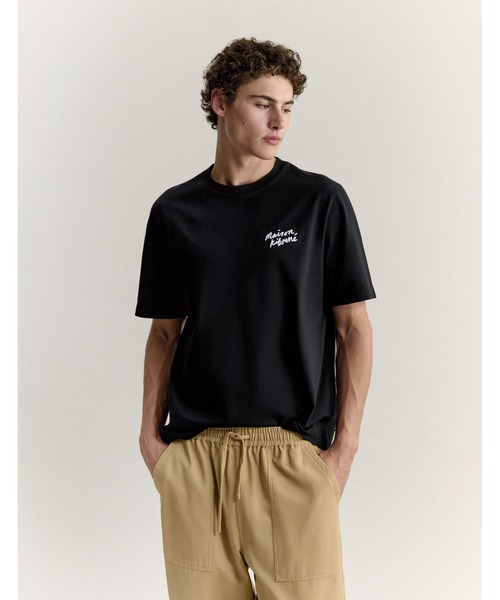 Maison Kitsune(メゾンキツネ)の「MAISON KITSUNE HANDWRITING COMFORT TEE-SHIRT(Tシャツ/カットソー・メンズ・ホワイト×ブラック/モスグリーン/ブラック×ホワイト/アッシュブラウン/ナチュラル/ネイビー・XL/L/M/S/XS)」の17枚目の写真