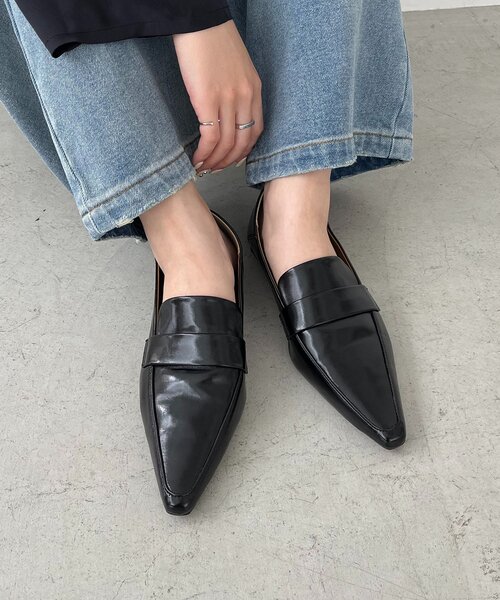 CAPRICIEUX LE’MAGE ポインテッドローファー CAPRICIEUX LE'MAGE ローファー 「再入荷/新色ドット」ポイン