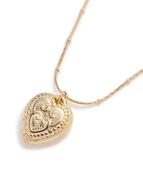 NATURAL BEAUTY BASIC(ナチュラルビューティーベーシック)の「ハートロケットネックレス(ネックレス・レディース・ゴールド・フリ-)」の3枚目の写真