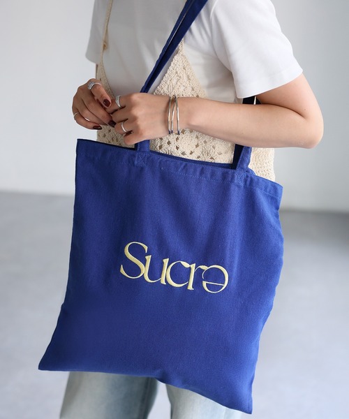 Riberry(リベリー)の「ロゴ刺繍トートバッグ(トートバッグ・レディース・ブルー/ブラック/ベージュ/グリーン/ピンク・FREE)」の19枚目の写真