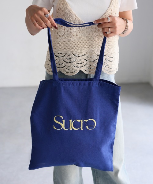 Riberry(リベリー)の「ロゴ刺繍トートバッグ(トートバッグ・レディース・ブルー/ブラック/ベージュ/グリーン/ピンク・FREE)」の21枚目の写真