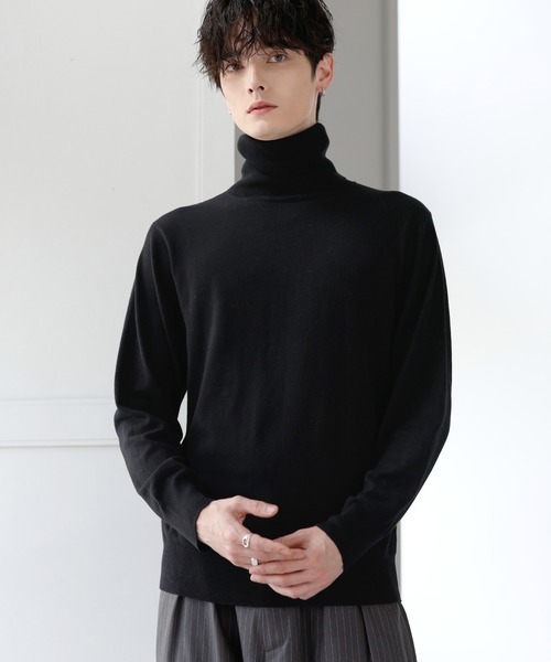 セール】ウォッシャブル/抗ピリング 14Gシープカシミヤタッチ