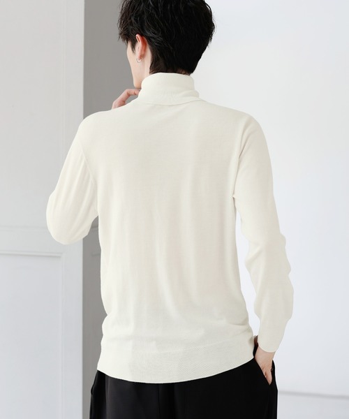 セール】ウォッシャブル/抗ピリング 14Gシープカシミヤタッチ