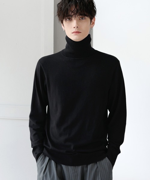 セール】ウォッシャブル/抗ピリング 14Gシープカシミヤタッチ