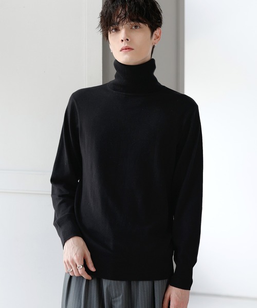 セール】ウォッシャブル/抗ピリング 14Gシープカシミヤタッチ