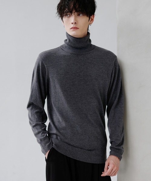 セール】ウォッシャブル/抗ピリング 14Gシープカシミヤタッチ