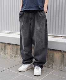 Two-Tuck Wide Denim