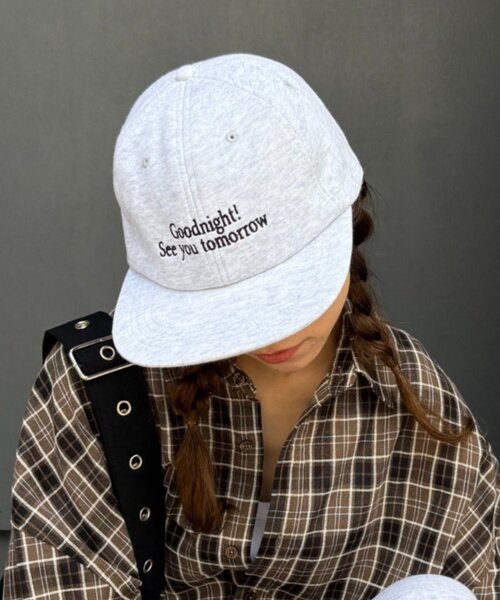 CIAOPANIC TYPY(チャオパニックティピー)の「【UNISEX】スウェットロゴキャップ(キャップ・レディース・ブルー系その他/イエロー/ブラック/チャコールグレー/グレー・ONE SIZE)」の4枚目の写真