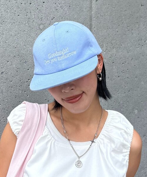 CIAOPANIC TYPY(チャオパニックティピー)の「【UNISEX】スウェットロゴキャップ(キャップ・レディース・ブルー系その他/イエロー/ブラック/チャコールグレー/グレー・ONE SIZE)」の10枚目の写真